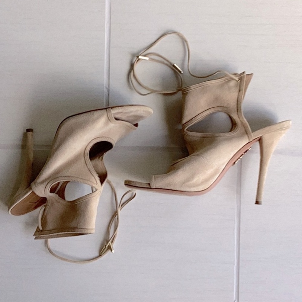 Aquazzura Ankle Tie Shoes